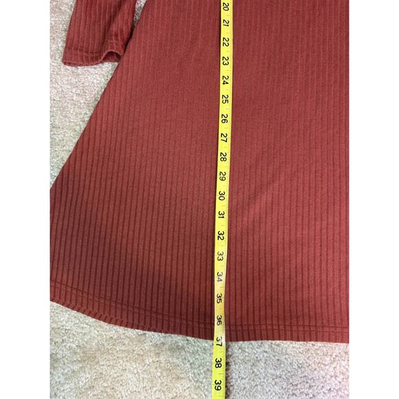 OLD NAVY Women's Long Sleeve Ribbed Knit Dress Size XL Polyester Blend EUC D231 - Picture 12 of 13